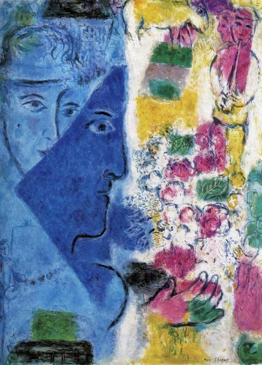 Marc Chagall The Blue Face